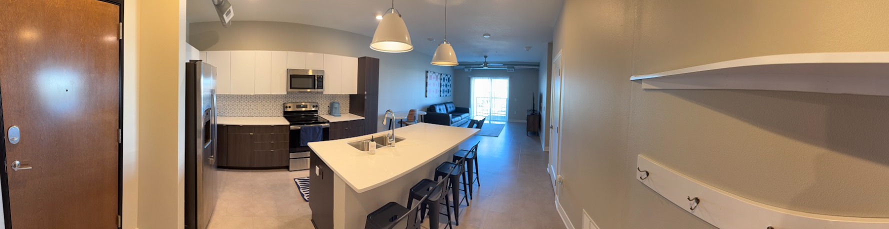 The Sapphire Suite | Furnished | 1BR | Downtown Des Moines